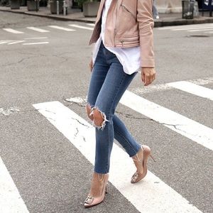 Levi’s 721 High Rise Distressed Skinny Jean